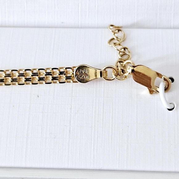 WOMEN'S BRACELET STERLING SILVER 925 ITALY - Picture 8 of 9